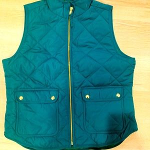 Green J. Crew  Vest Brand New